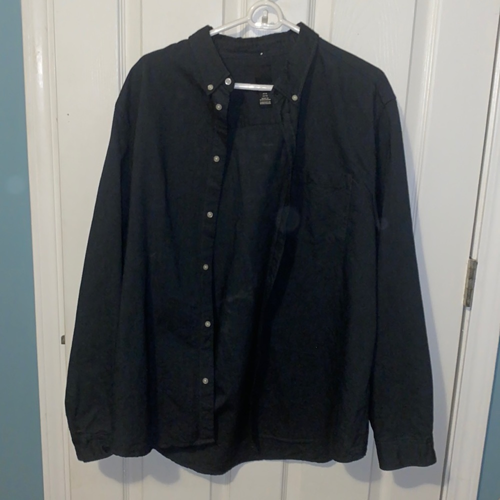 Dark blue and black Flannel Shirt